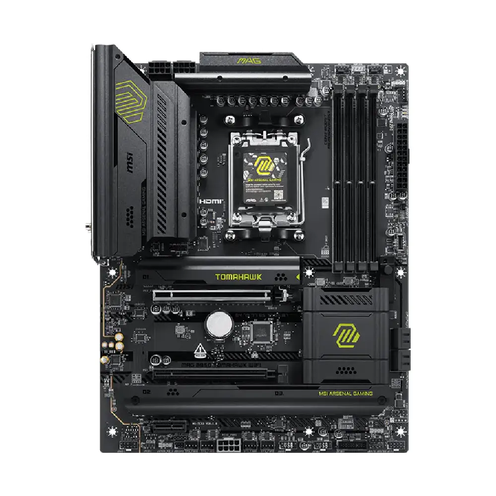 MSI Motherboard MAG B850 Tomahawak WIFI DDR5 For AMD view 3